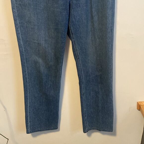 LOFT Medium Wash The 90's Straight Jeans Size 30 / 10 Tall - Picture 3 of 9